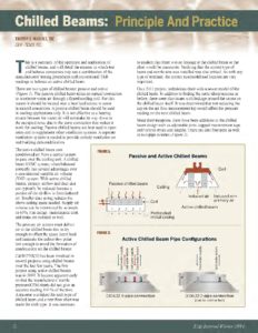 Chilled Beams Principle And Practice -Tab Journal 2014 Winter ...